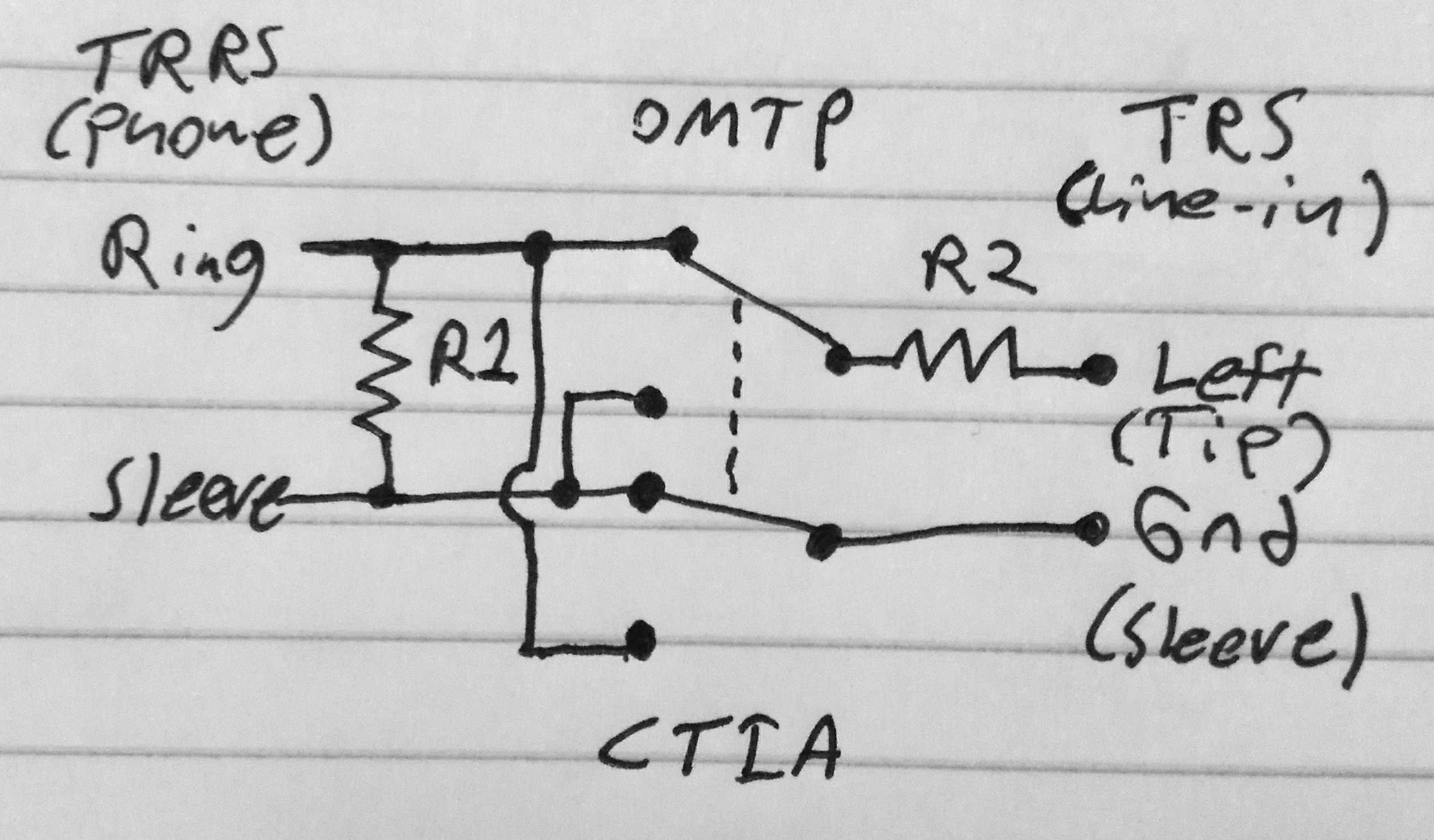 Adapter circuit schematic