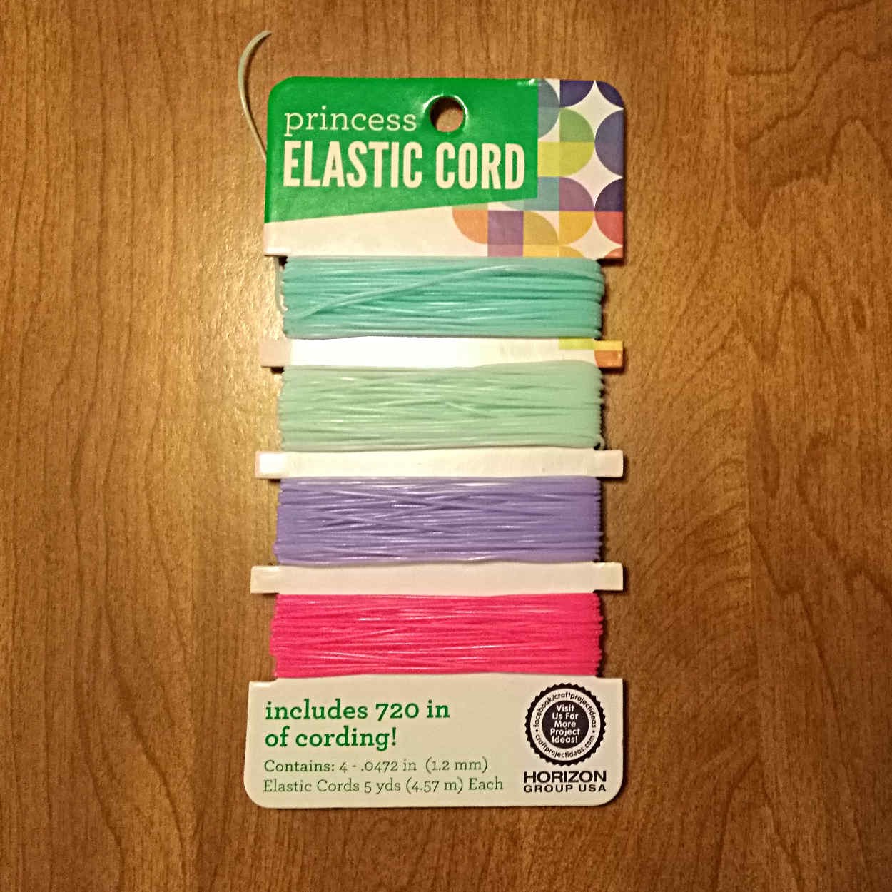 Package of elastic cord