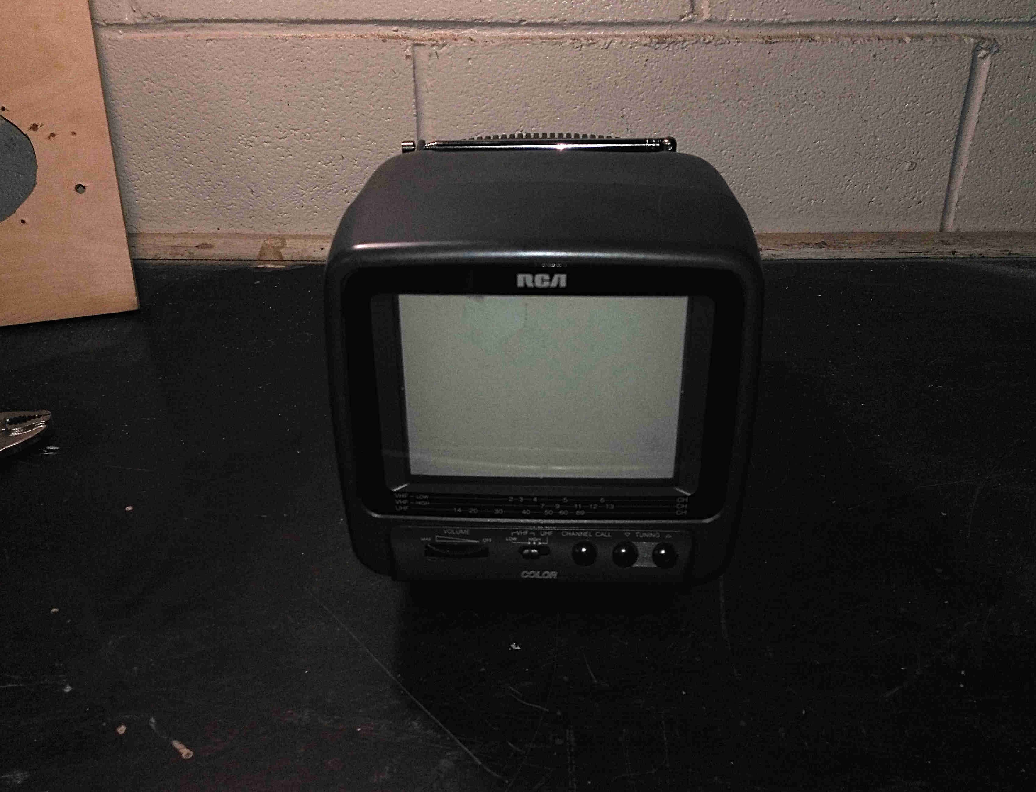 RCA TV front view