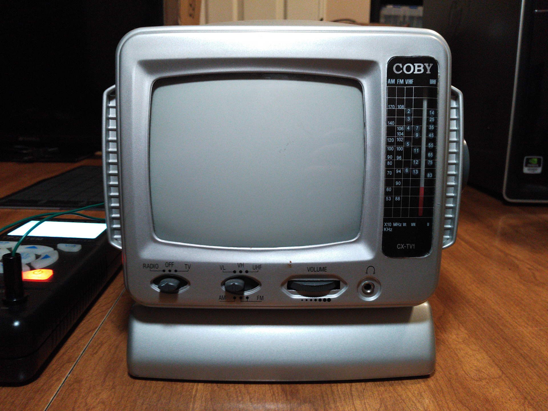 Coby TV front view